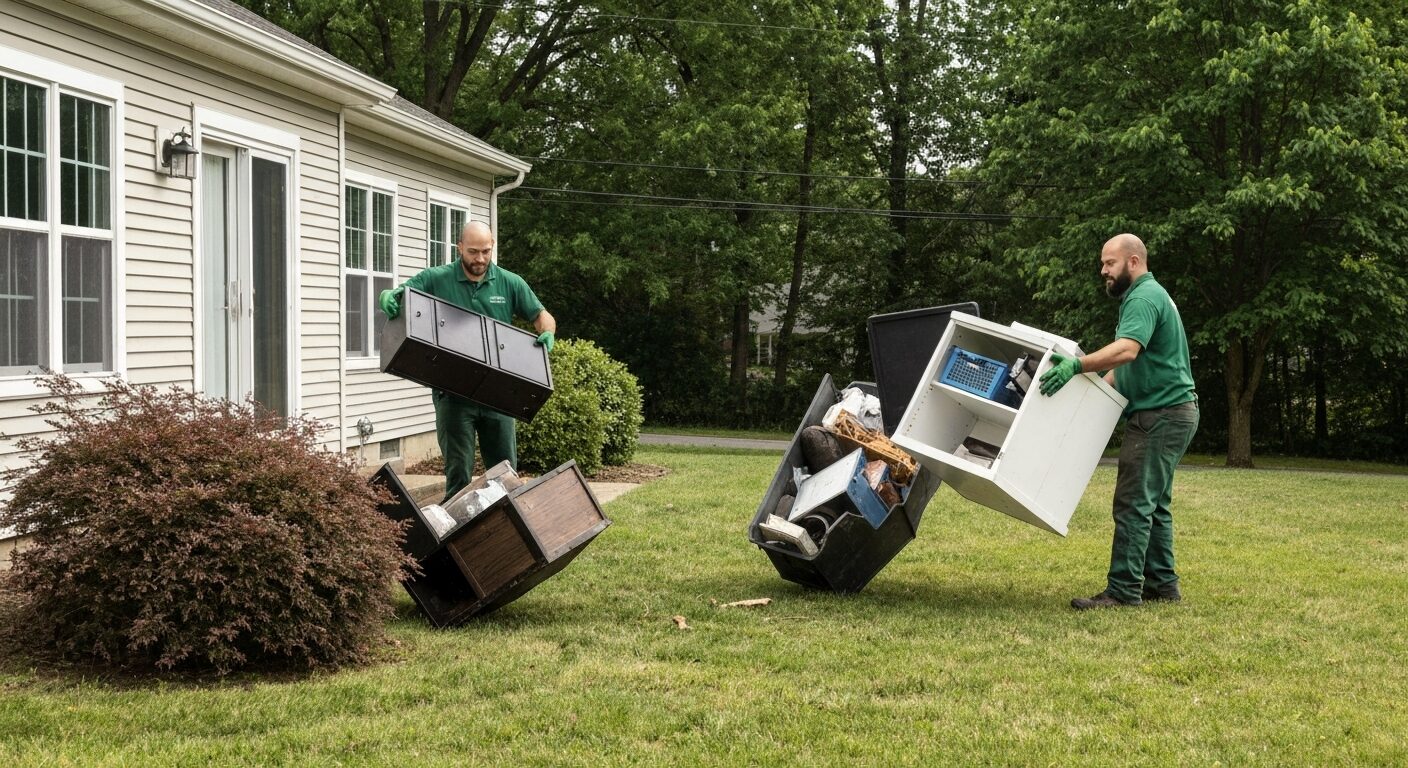 Appliance removal crew working in Camp Hill