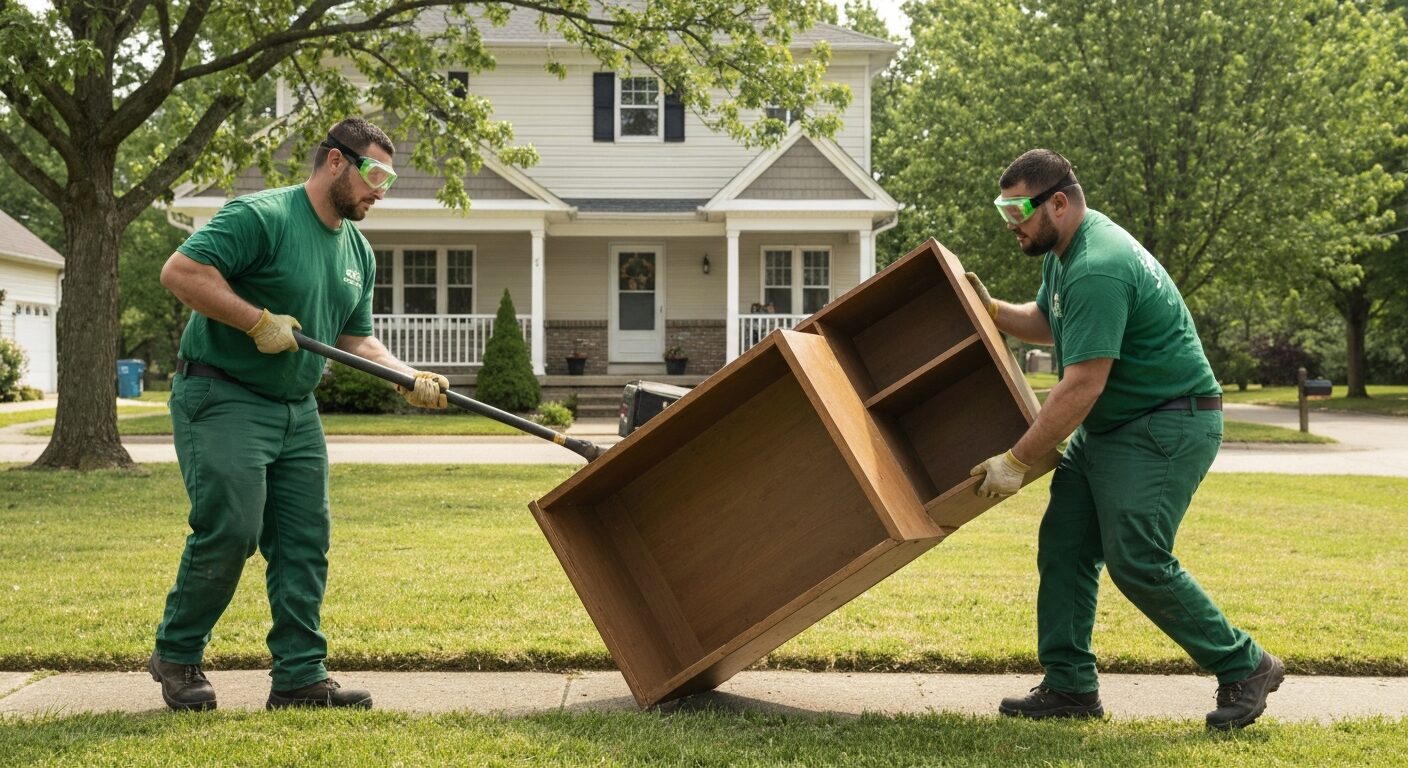 Professional junk removal crew in Harrisburg, PA