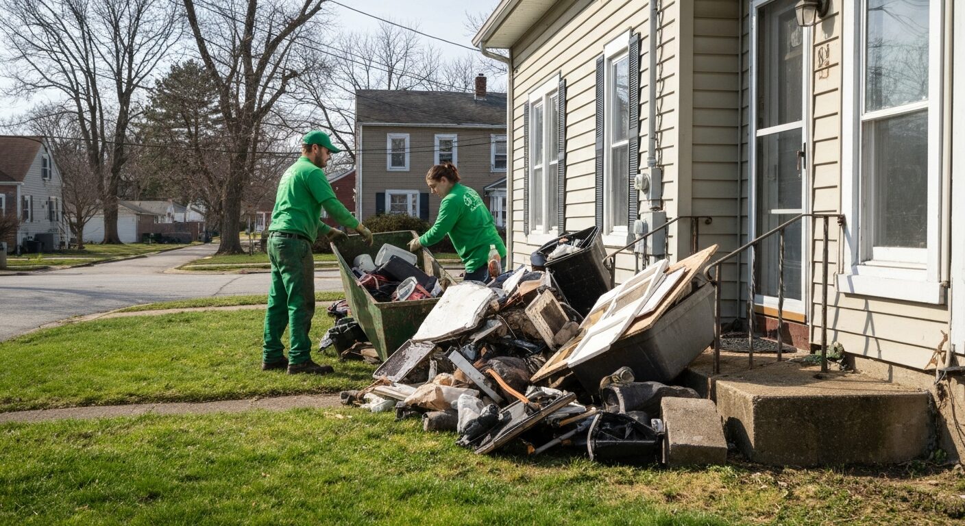 Attic cleanout in progress in Shippensburg