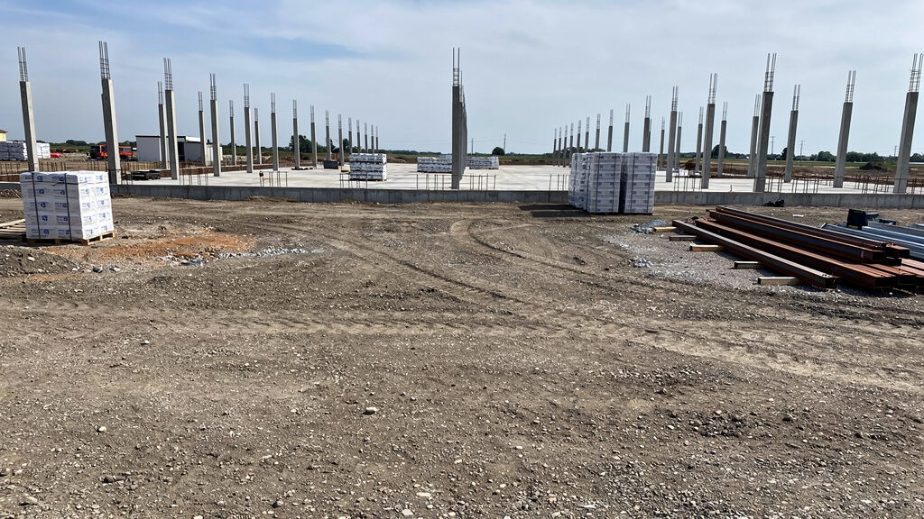 Debris removal truck loaded with construction waste in Mechanicsburg