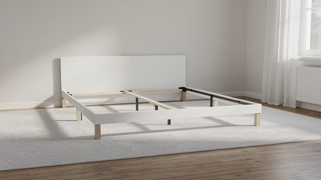 Mattress and box spring loaded into junk removal truck for disposal